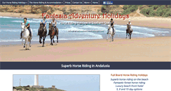 Desktop Screenshot of fantasiaadventureholidays.com